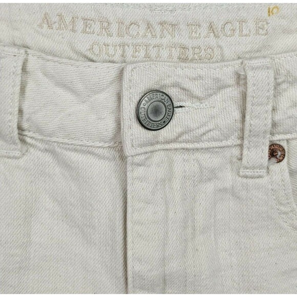 AMERICAN EAGLE Denim Jean Shorts  Womens 4  Hi-Rise Festival  Stars & Stripes - Picture 5 of 12